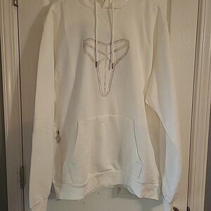 Nike Dri-FIT Kobe Bryant Halo Men’s Size L-Tall Pullover White Hoodie HF0066-100